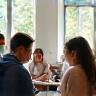 Lively group language class